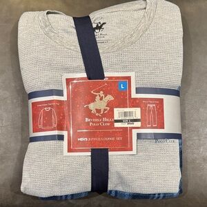 Beverly Hills Polo Club men’s Polar Fleece Set W/Thermal Top, size large